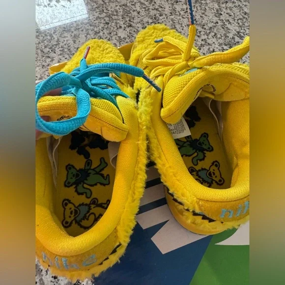 Grateful Dead Dunks Yellow Men’s size 6. 100% authentic - Picture 10 of 11